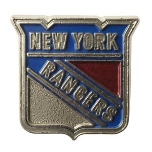 NHL‎ New York RANGERS Collector's Pin Memorabilia Nickel Plated Hockey Fan Blue